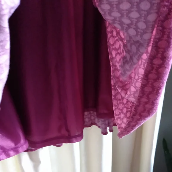 🆓🆓🆓Rewind Sleeveless Large Tunic Top/Mini Dress in Pretty Pink Rayon Blend - Picture 6 of 9